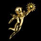 Guardian Angel Brooch - Gold 