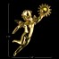 Guardian Angel Broach - Gold - Size